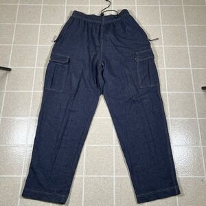 Vintage Y2K Rocawear Cargo Sweatpants Baggy Hiphop Skate Rap Size L Wide Leg